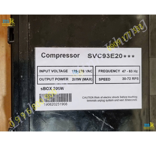( SP1804 ) Bo Tủ Đông Tủ Mát Chạy Block SVC93E20***